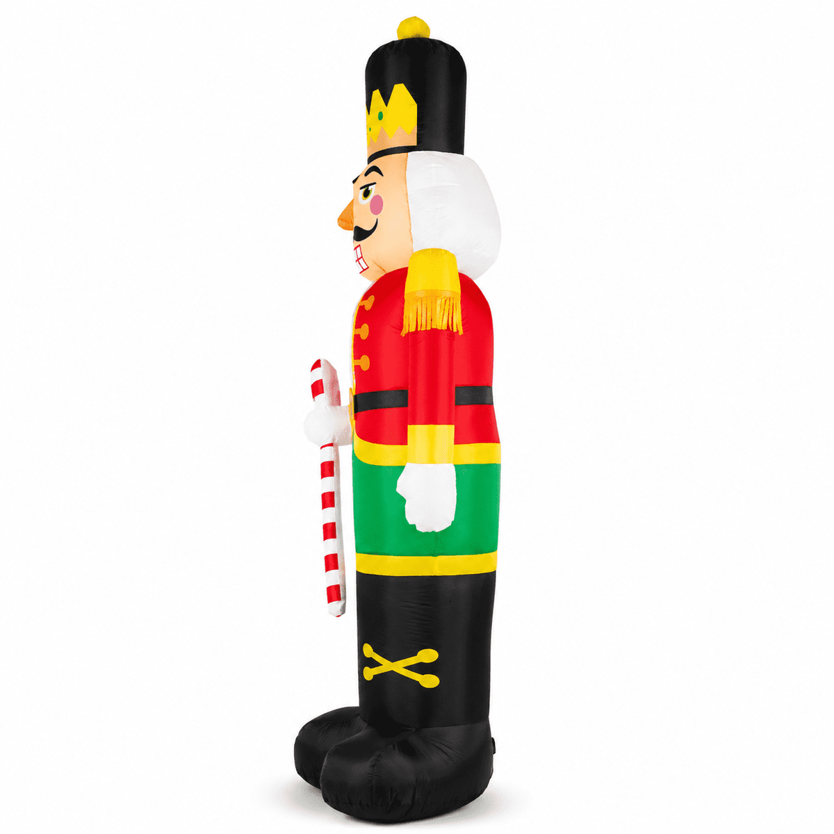 Yexmas 8FT Christmas Inflatable Nutcracker Soldier Blow Up Yard Decor with LED Light for Outdoor Christmas Party ,Garden and Lawn