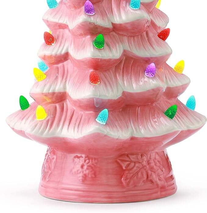 Mr. Christmas 12 in. Nostalgic Ceramic Tree - Green