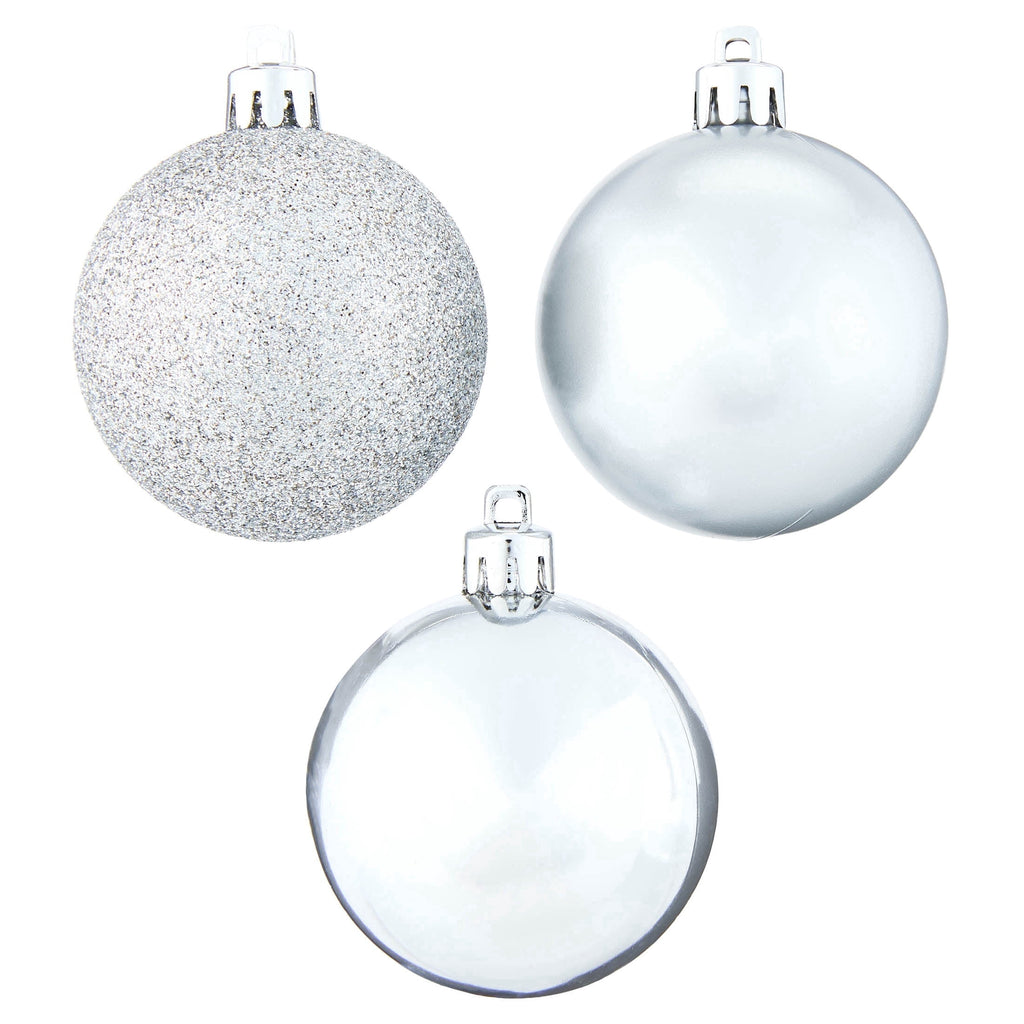 24-Count Red/Green/Gold Ball Shatterproof Christmas Ornaments, 2.8", by Holiday Time