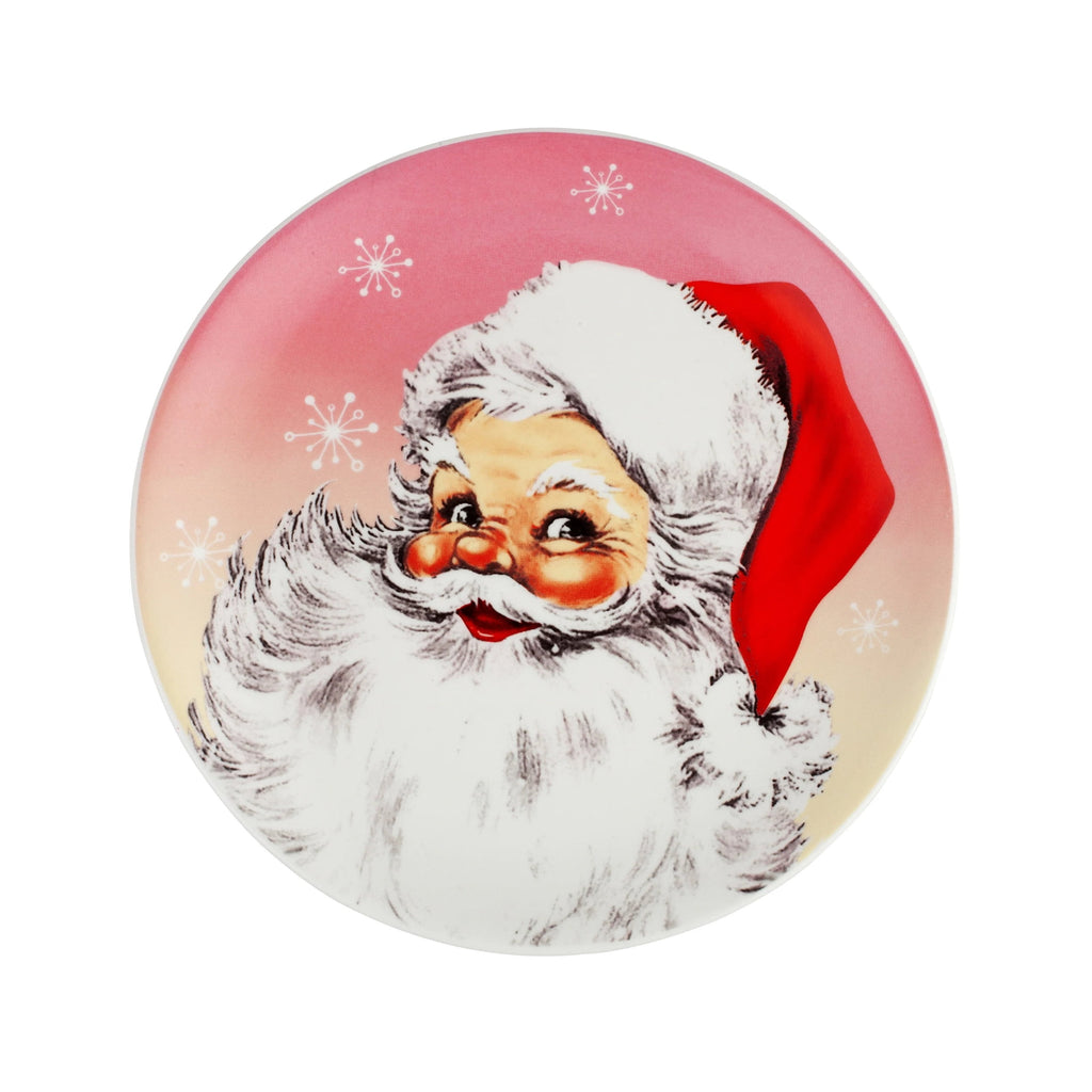 Mr. Christmas 8 in. Set of 4 Nostalgic Ceramic Character Plates - Classic