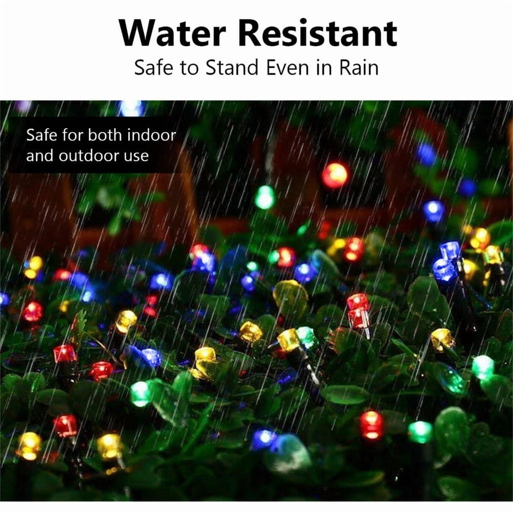 35ft Christmas String Lights with Remote, 75 LED Battery Operated Fairy Lights for Indoor & Outdoor, 3 Colors 9 Light Modes
