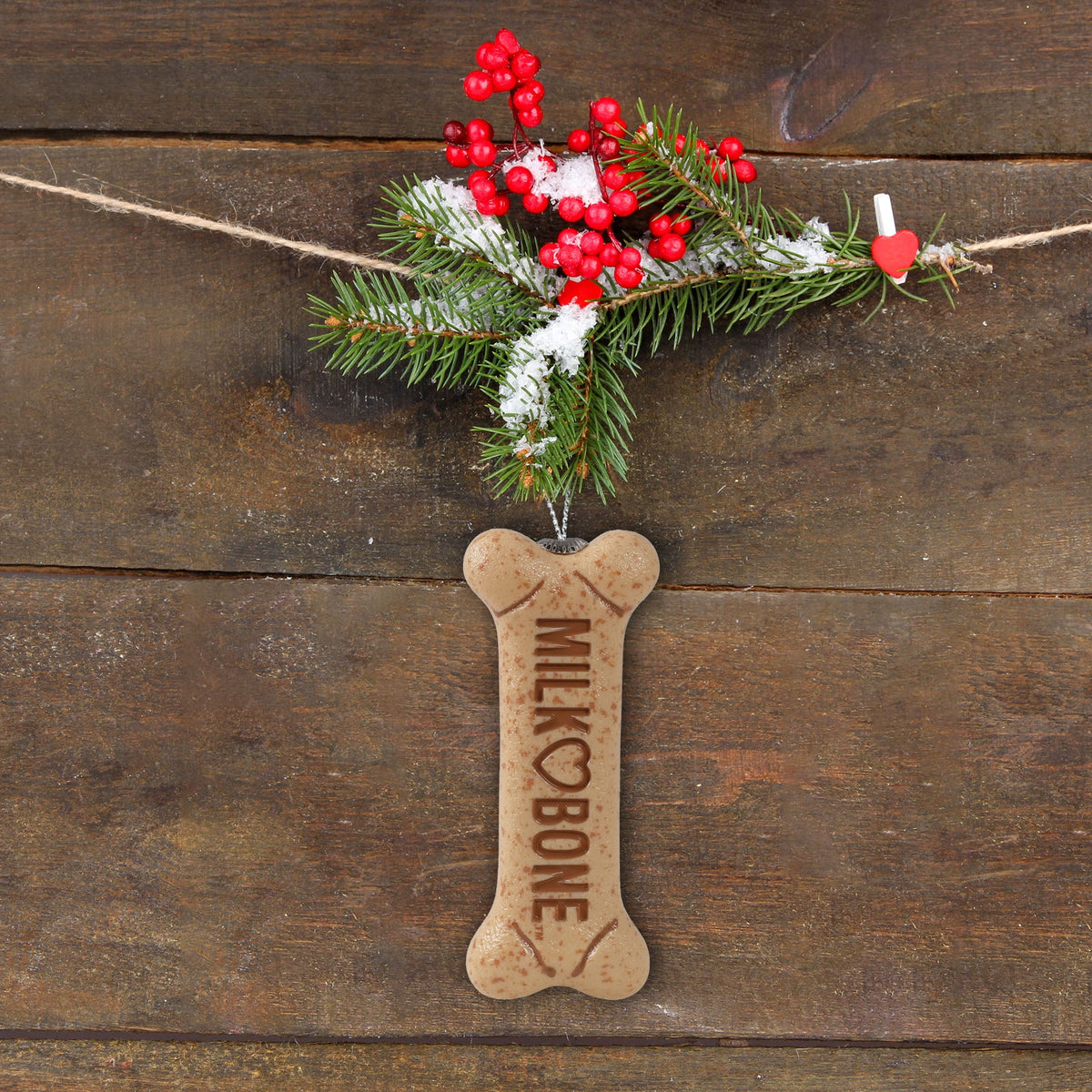 Milk Bone, Bone Shaped Christmas Tree Ornament