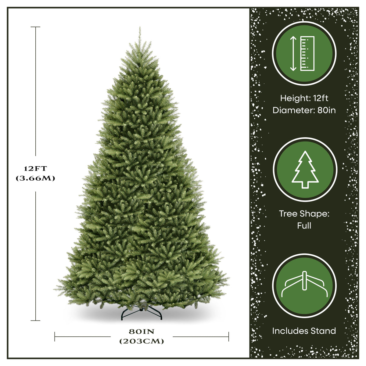 National Tree Company 14 ft. Dunhill Fir® Hinged Tree