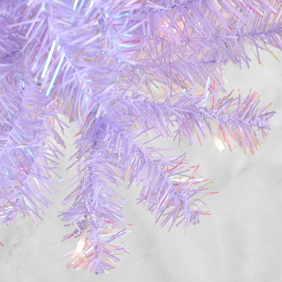 Best Choice Products 4ft Prelit Colored Christmas Tree, Artificial Tree Holiday Decor w/ 70 LED Lights - Baby Blue Tinsel