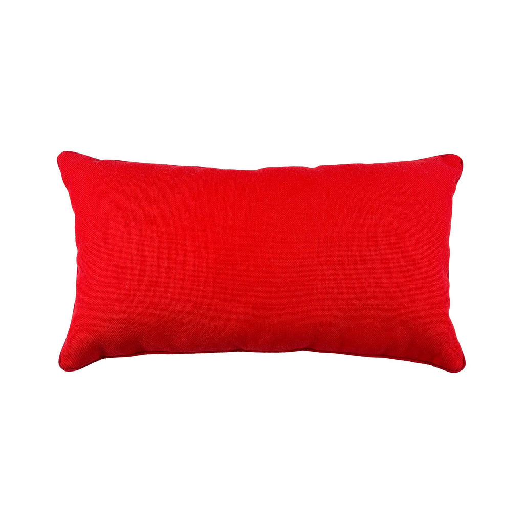 Holiday Time Merry Decorative Lumbar Christmas Pillow, Green/Red