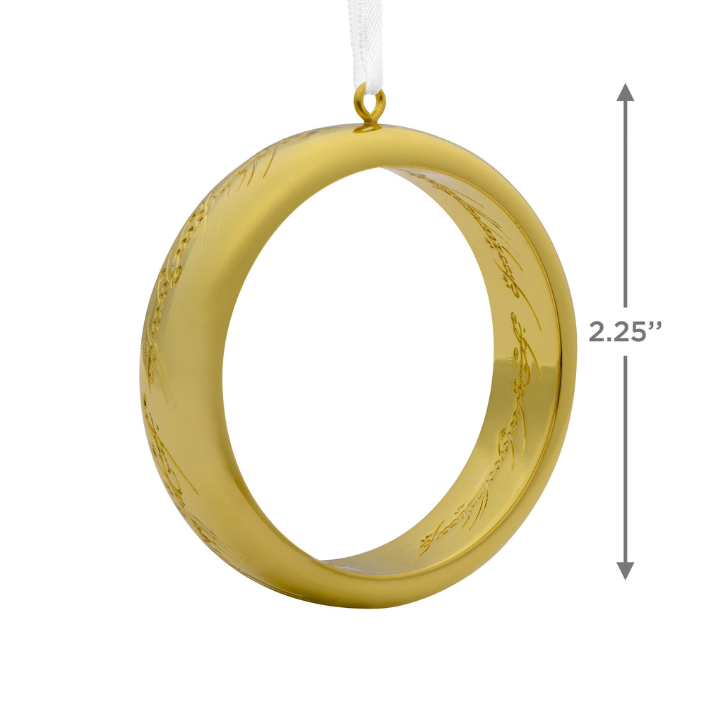 Hallmark The Lord of The Rings One Ring Christmas Ornament, 1 Count