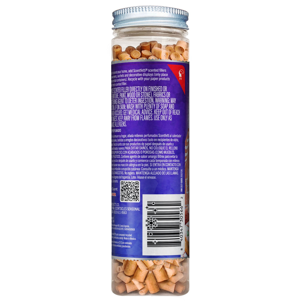Scentsicles Gingerbread Dreams Scentfetti Scented Paper Filler - 125g Bottle