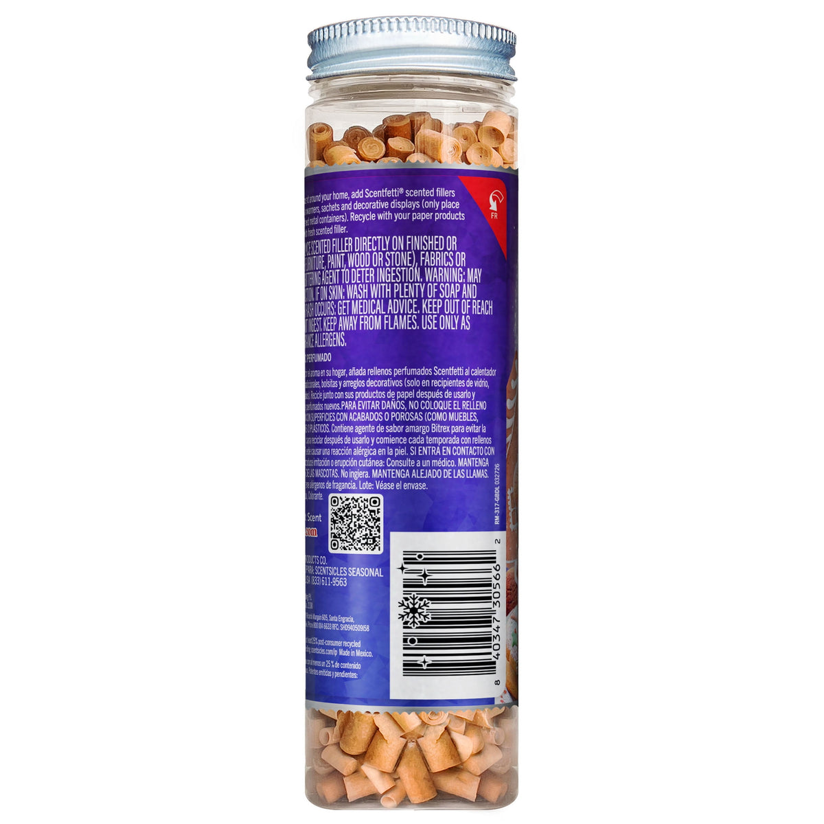 Scentsicles Gingerbread Dreams Scentfetti Scented Paper Filler - 125g Bottle