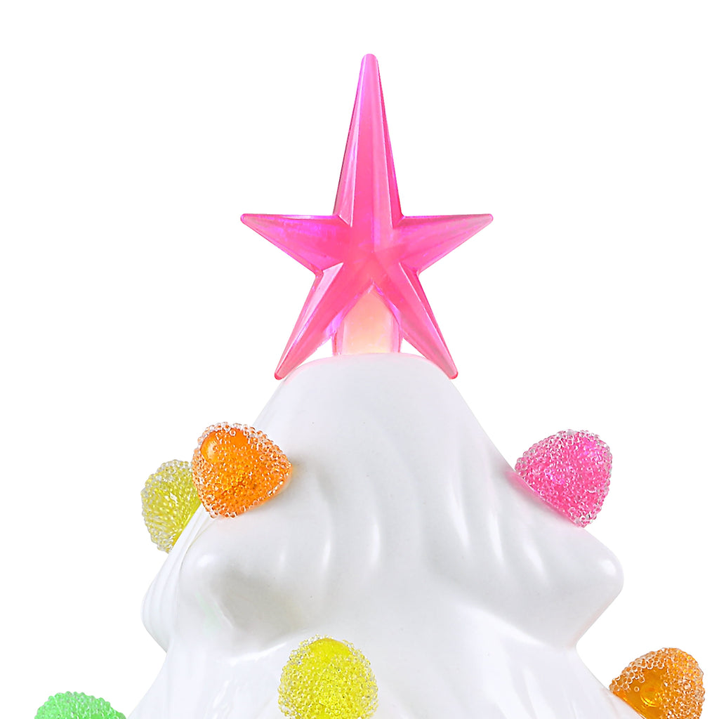 Mr. Christmas 15 in. Gumdrop Lights Nostlagic Ceramic Tree
