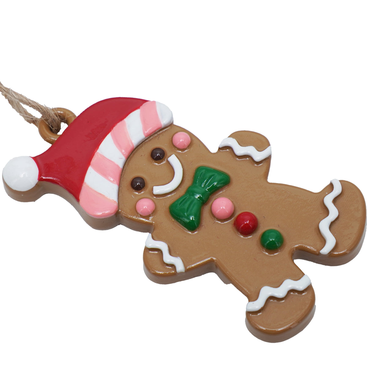 6-Count Multicolor Gingerbread Mini Christmas Ornaments, by Holiday Time