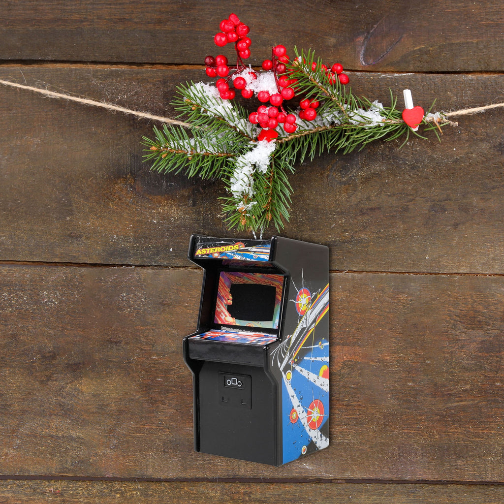 Asteroids Arcade Cabinet Figural Christmas Tree Ornament