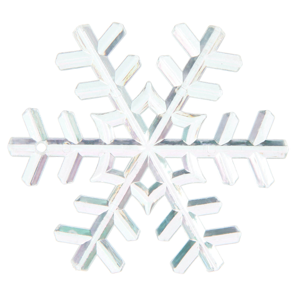 20-Count Pink Glitter Snowflake Christmas Ornaments, 3.9", by Holiday Time