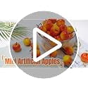 Mini Artificial Apples, 40 Pcs Lifelike Simulation Small Apples Fake Fruits for Home Kitchen Table Basket Christmas Tree Decor Photography Props