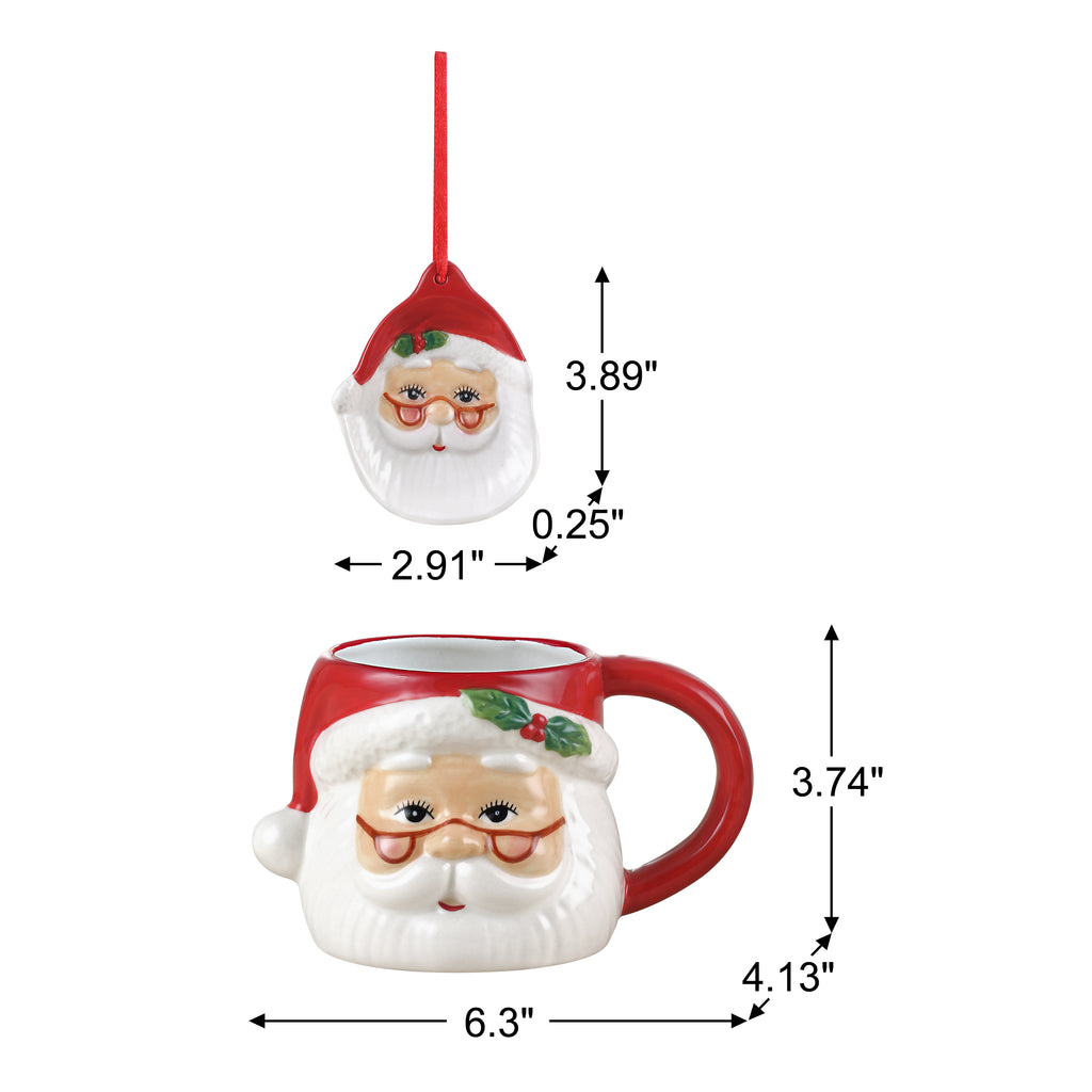Mr. Christmas Nostalgic 16oz Ceramic Snowman Coffee Mug