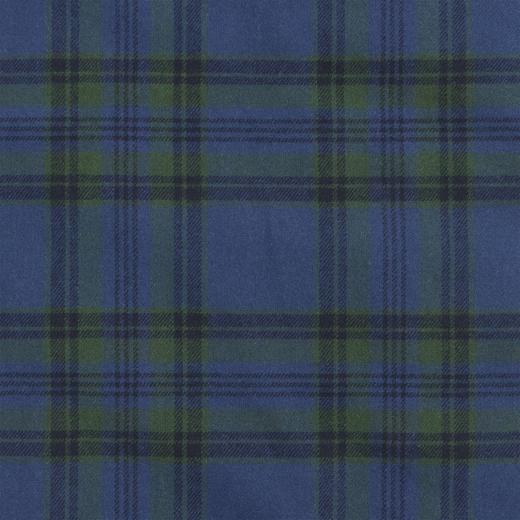 My Texas House Angie Plaid Christmas Tree Skirt, Blue, 52"