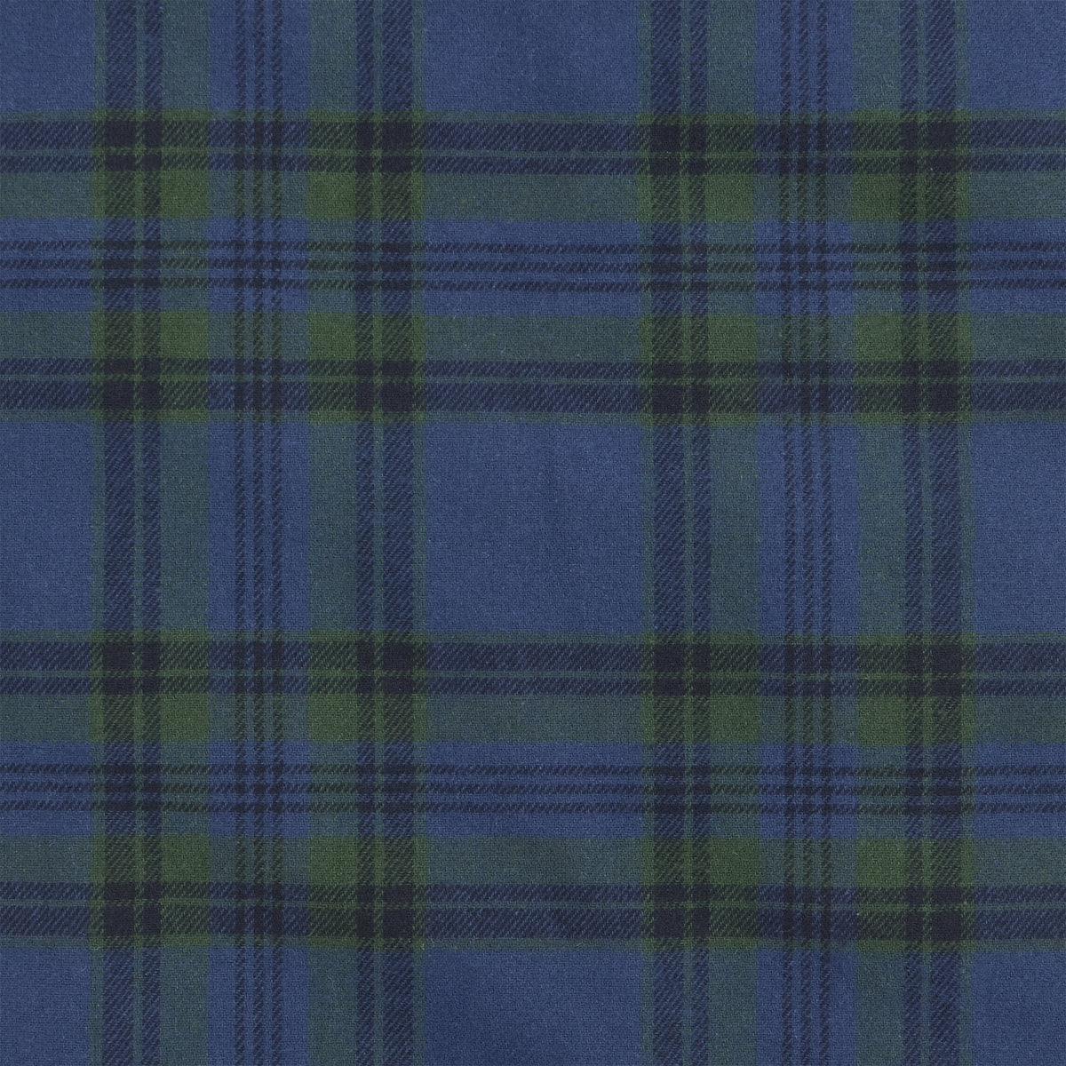 My Texas House Angie Plaid Christmas Tree Skirt, Blue, 52"