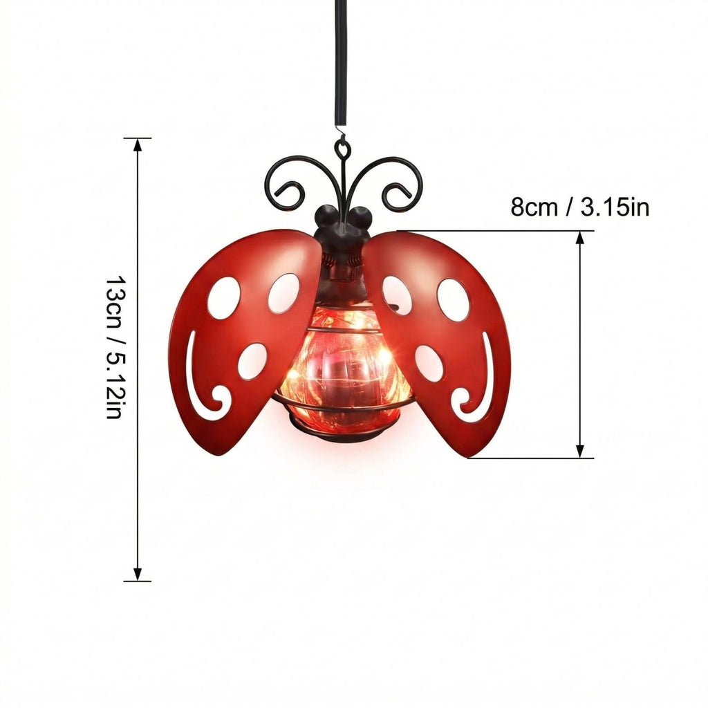 Solar Beetle Shape Ground Plug Stake Light Outdoor Waterproof Garden Landscape Decor Pathway Walkway Courtyard Driveway Deck Fence Lighting Auto On Off Waterproof Heavy Duty 8cm,1PC