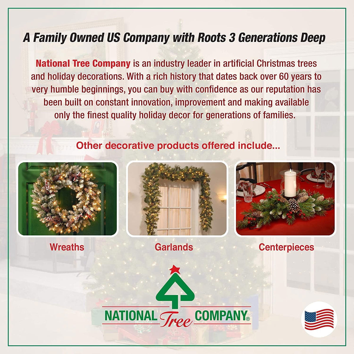 National Tree Company 14 ft. Dunhill Fir® Hinged Tree