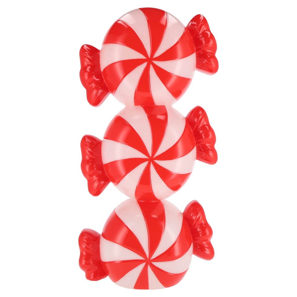 Mr. Christmas 24-inch Blow Mold Stacked Peppermint Candy