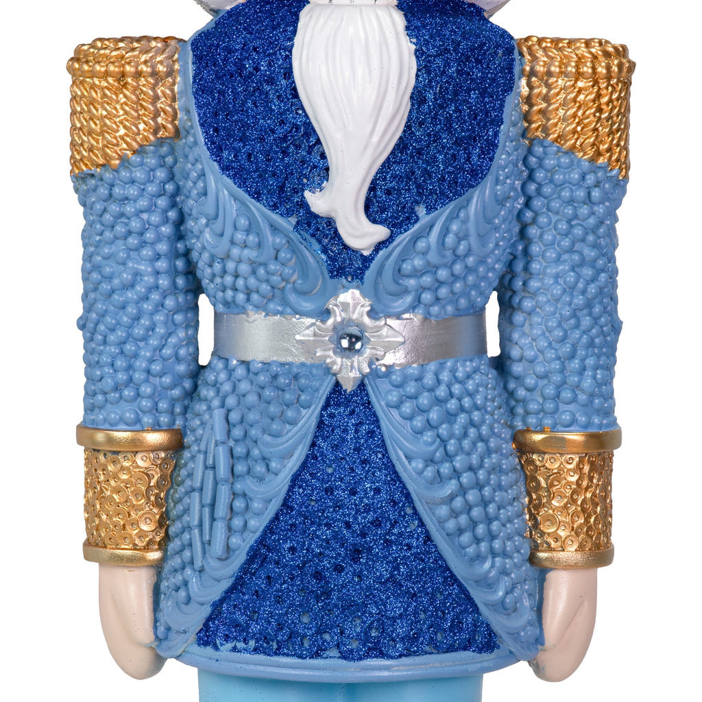 Sunnydaze Pink Polyresin Kenneth the Princely Nutcracker Christmas Statue, 37"