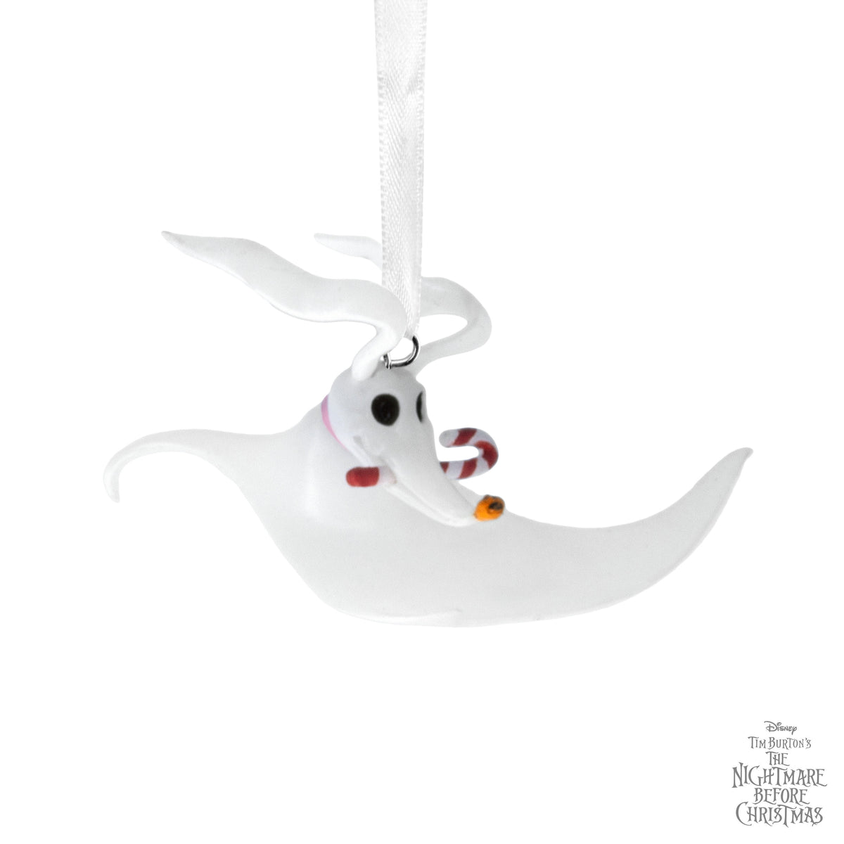 Hallmark Ornament (Nightmare Before Christmas Zero Wth Candy Cane), 1 Count