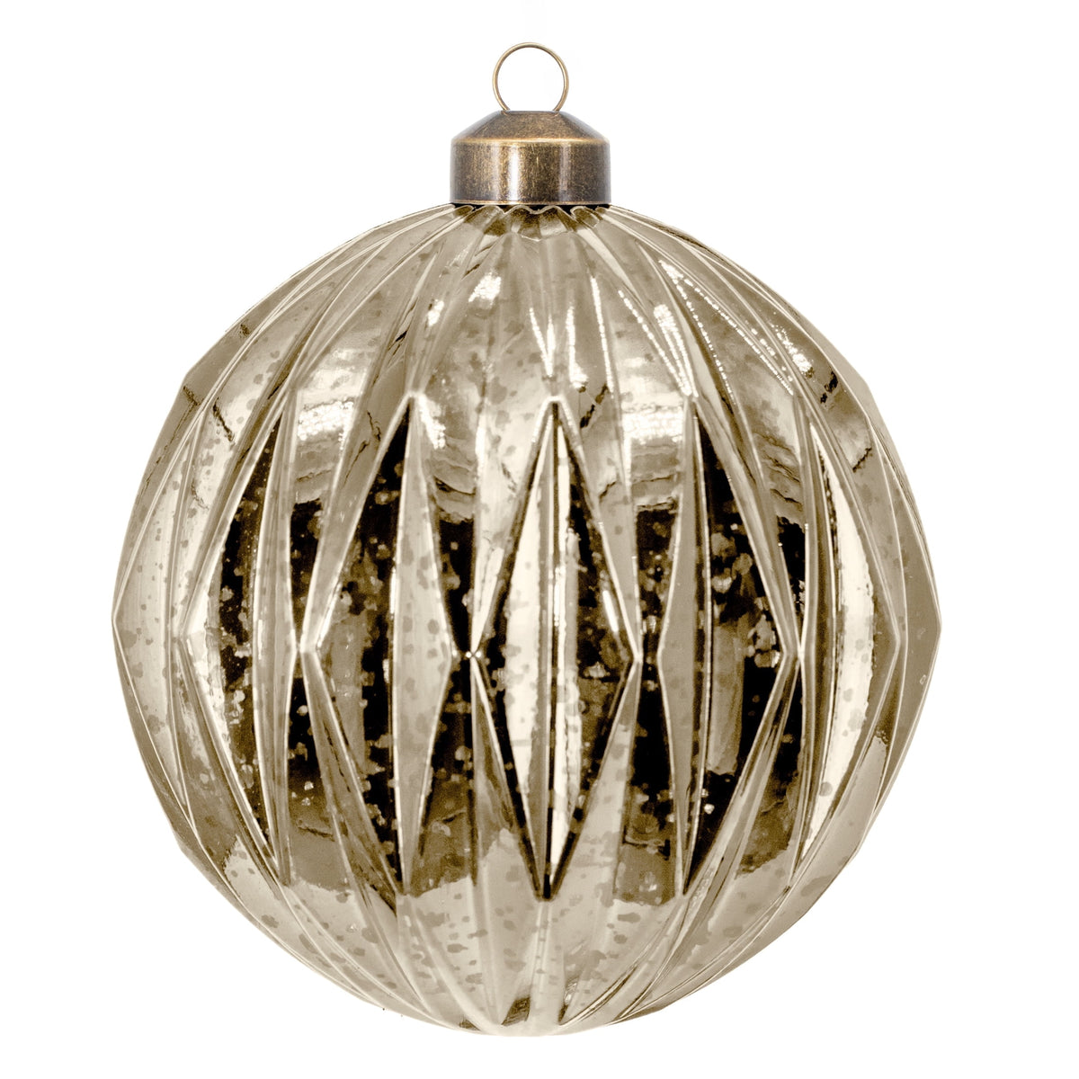 My Texas House 6-Count Gold Mercury-Style Shatterproof Christmas Ornaments