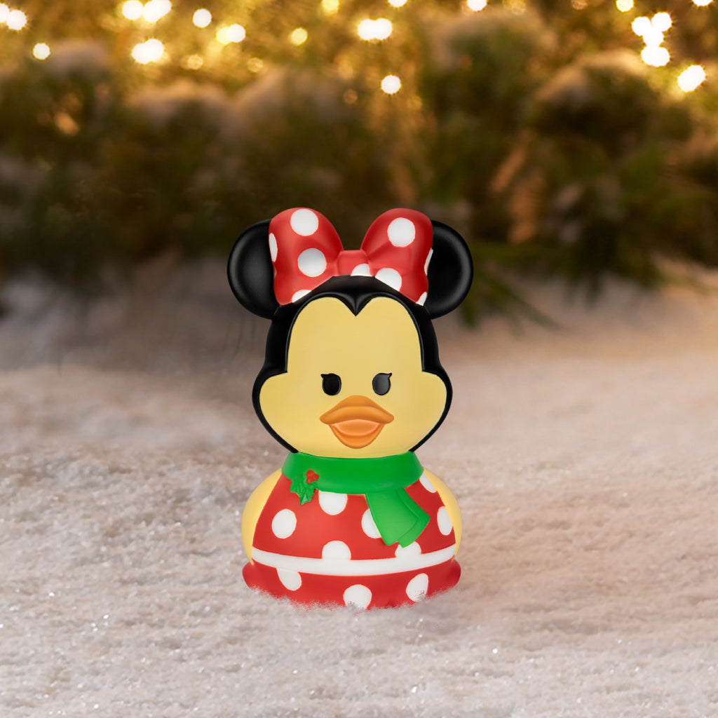 Christmas Disney Minnie Mouse Duck Lighted Blow Mold Indoor Covered Decor by Disney, 10.2 in