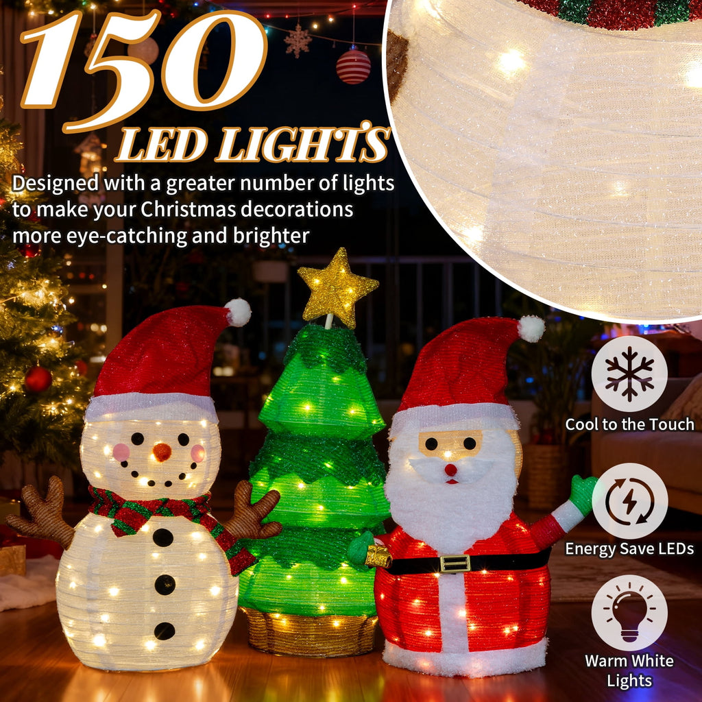 Ktaxon Penguin Christmas Lighted Outdoor Decoration for Holiday Lawn Garden Party
