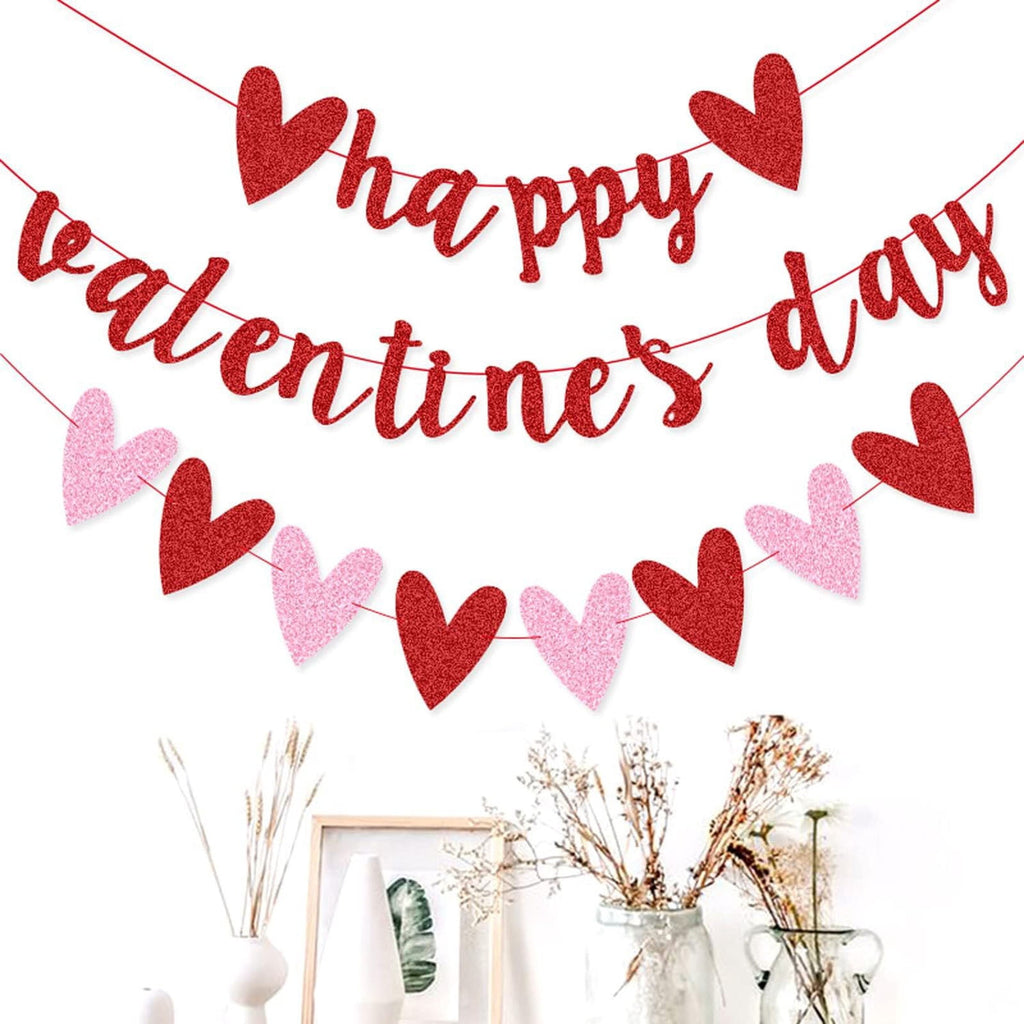 XGFHYJEH 5ft Valentines Day Decorations, Valentines Day Lights, Valentines String Lights, Valentine's Day Decor, Heart String Lights, Battery Operated