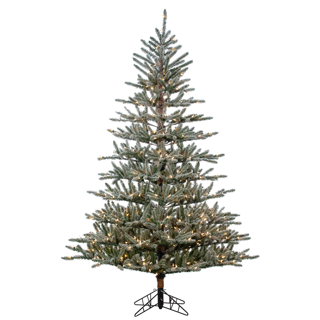 Gerson 7Ft. Flocked Scotch Pine with 450 Incandescent Lights