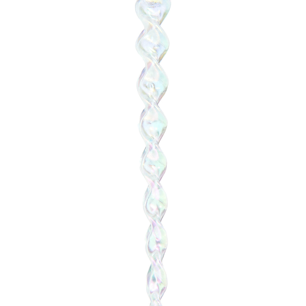 24-Count Red Glitter Icicle Christmas Ornaments, 5.3", by Holiday Time
