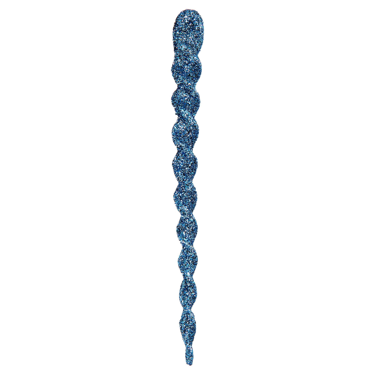 24-Count Red Glitter Icicle Christmas Ornaments, 5.3", by Holiday Time