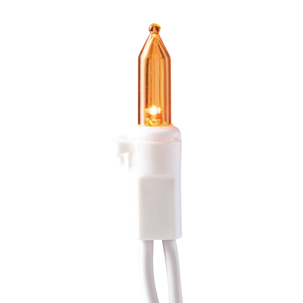 Indoor/Outdoor 300-Count LED Mini Christmas String Lights, Warm White, White Wire, 62.3', by Holiday Time