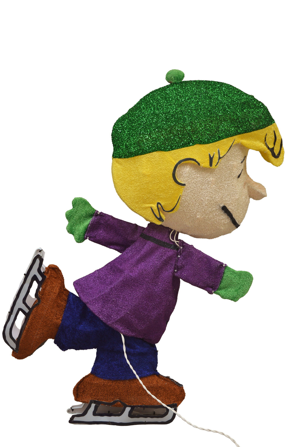 32INCH Skating Sally Peanuts 3D Lighted LED Holiday Charlie Brown Christmas Yard Decor