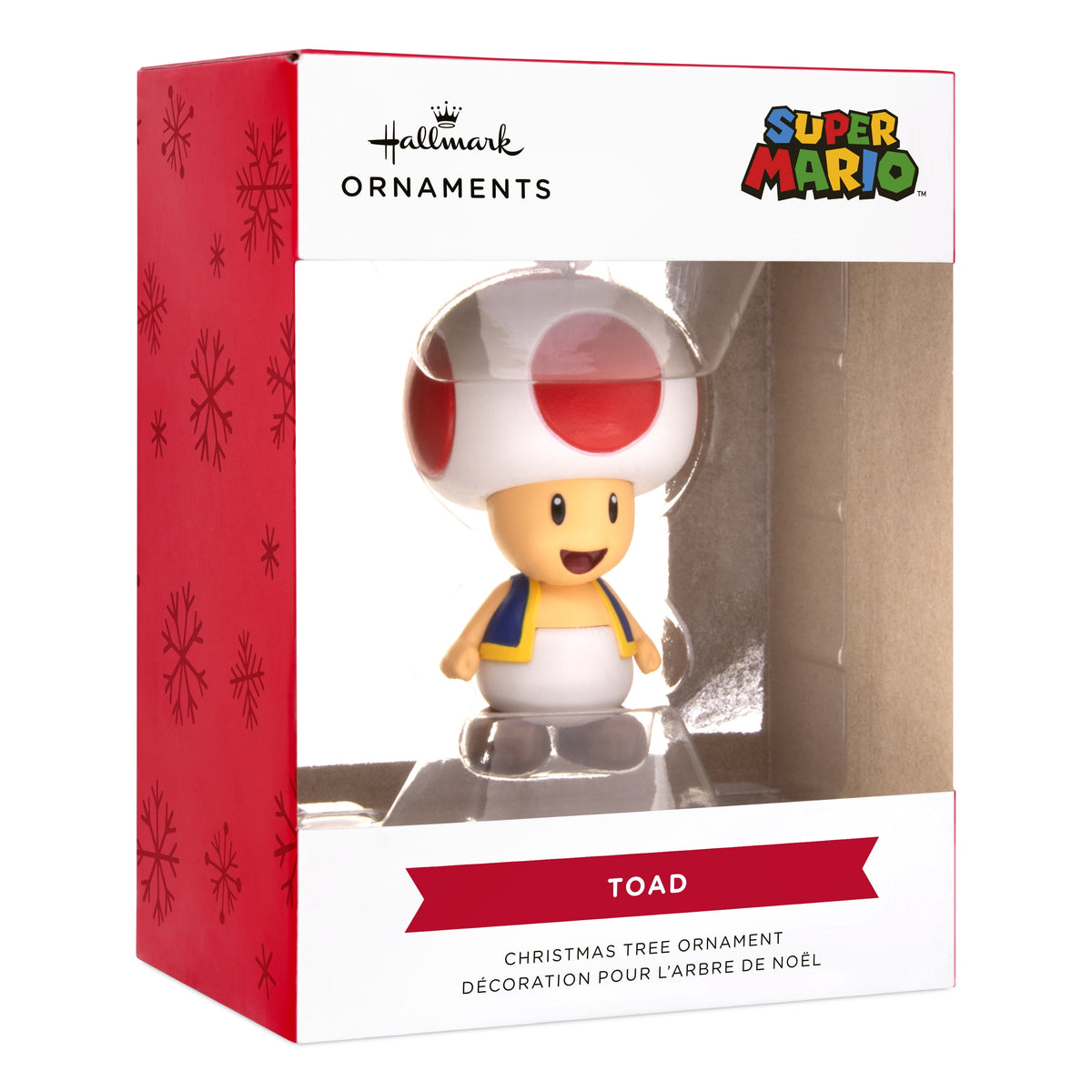 Hallmark Christmas Ornament (Nintendo Super Mario Toad), 1 Count, 1 Count