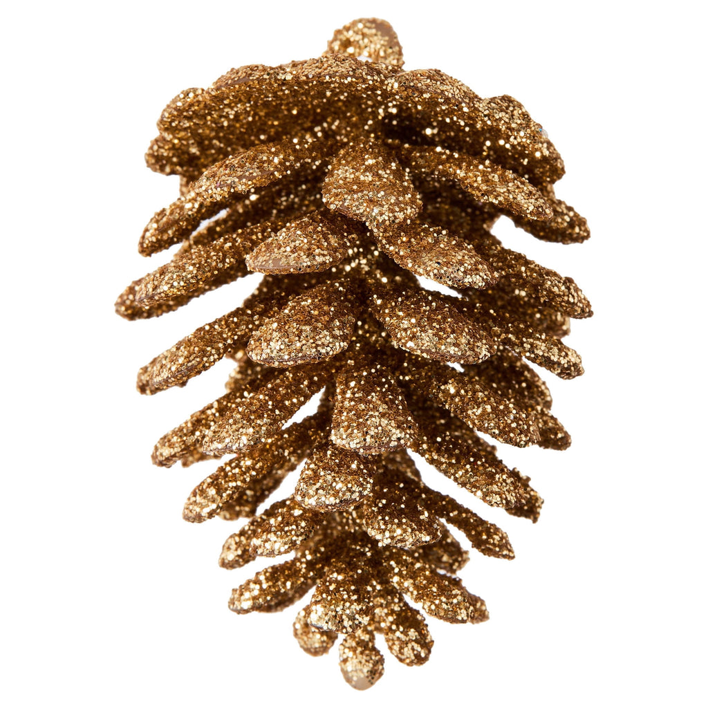 12-Count Pink Glitter Pinecone Christmas Ornaments, 2.4", by Holiday Time