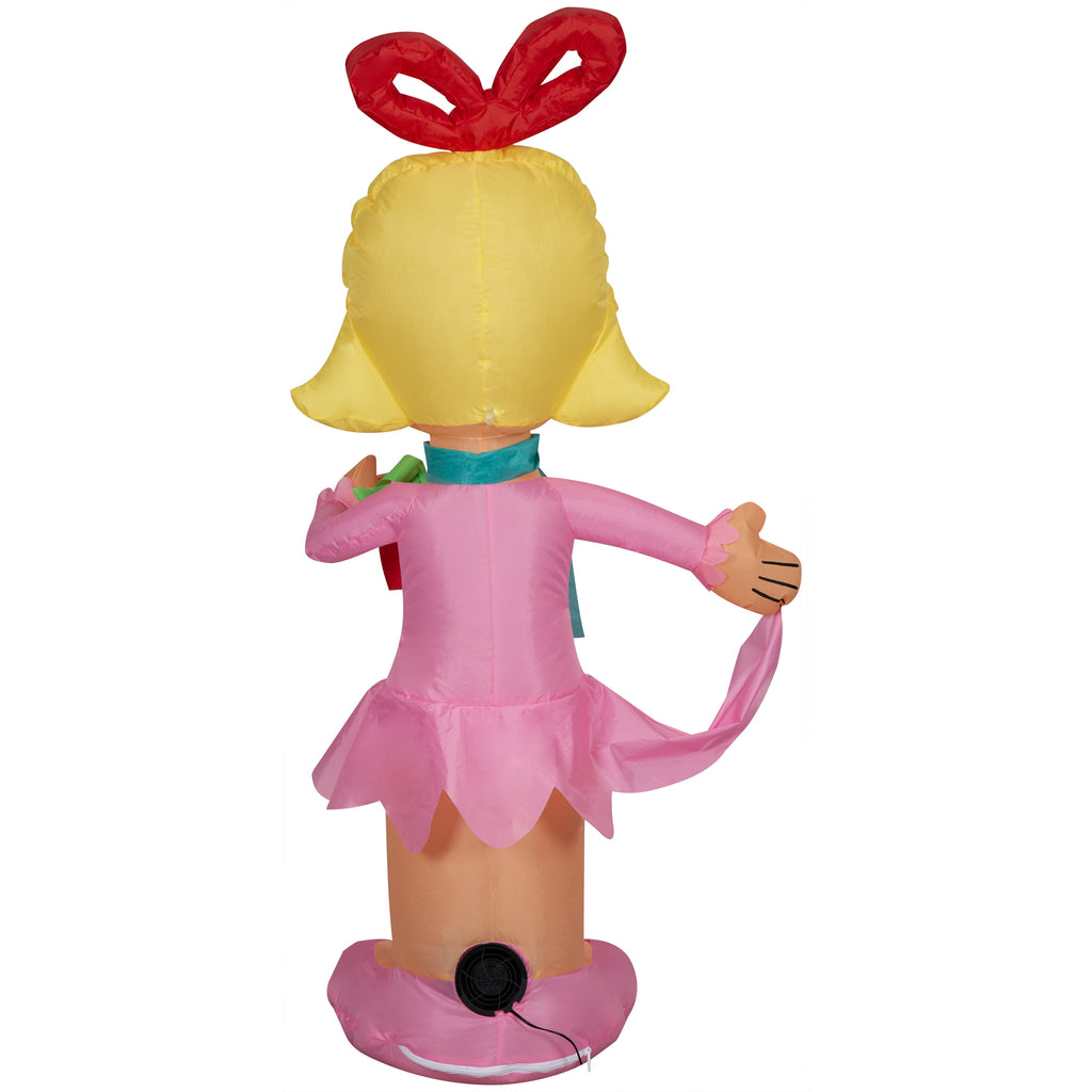 Gemmy Christmas Inflatable Cindy Lou Who, 4 ft Tall, Multi