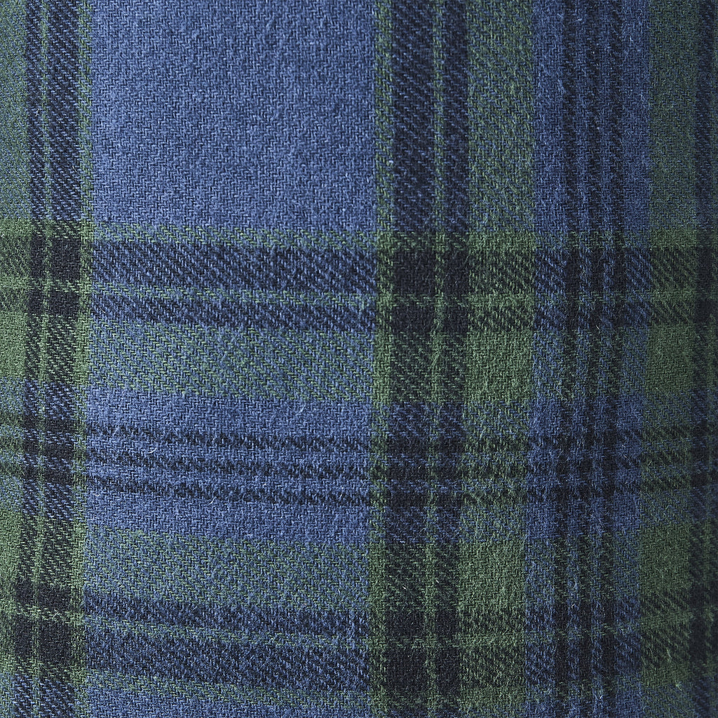 My Texas House Angie Blue Plaid Christmas Stockings, 20" x 10" (2 Count)