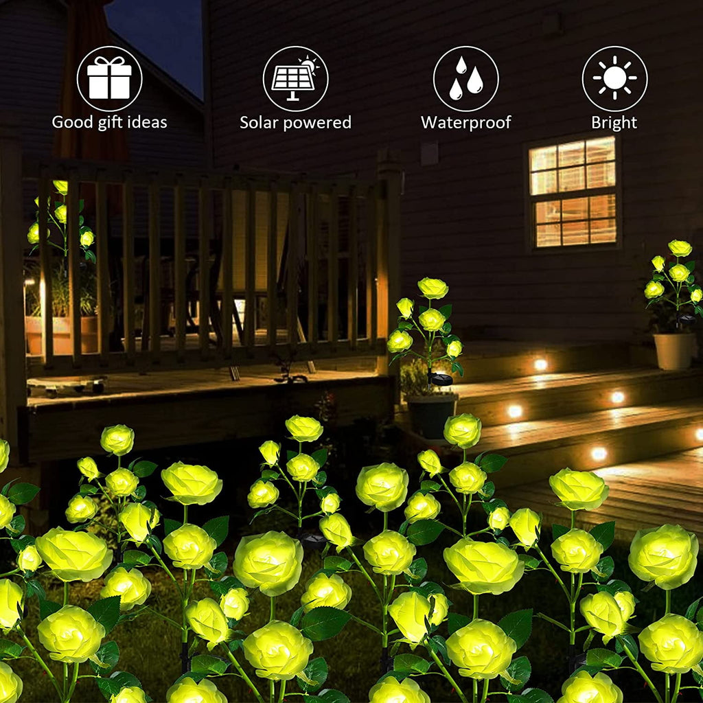 Qishi Solar Red 1.2 V LED Landscape and Walkway Light (2 Pack)
