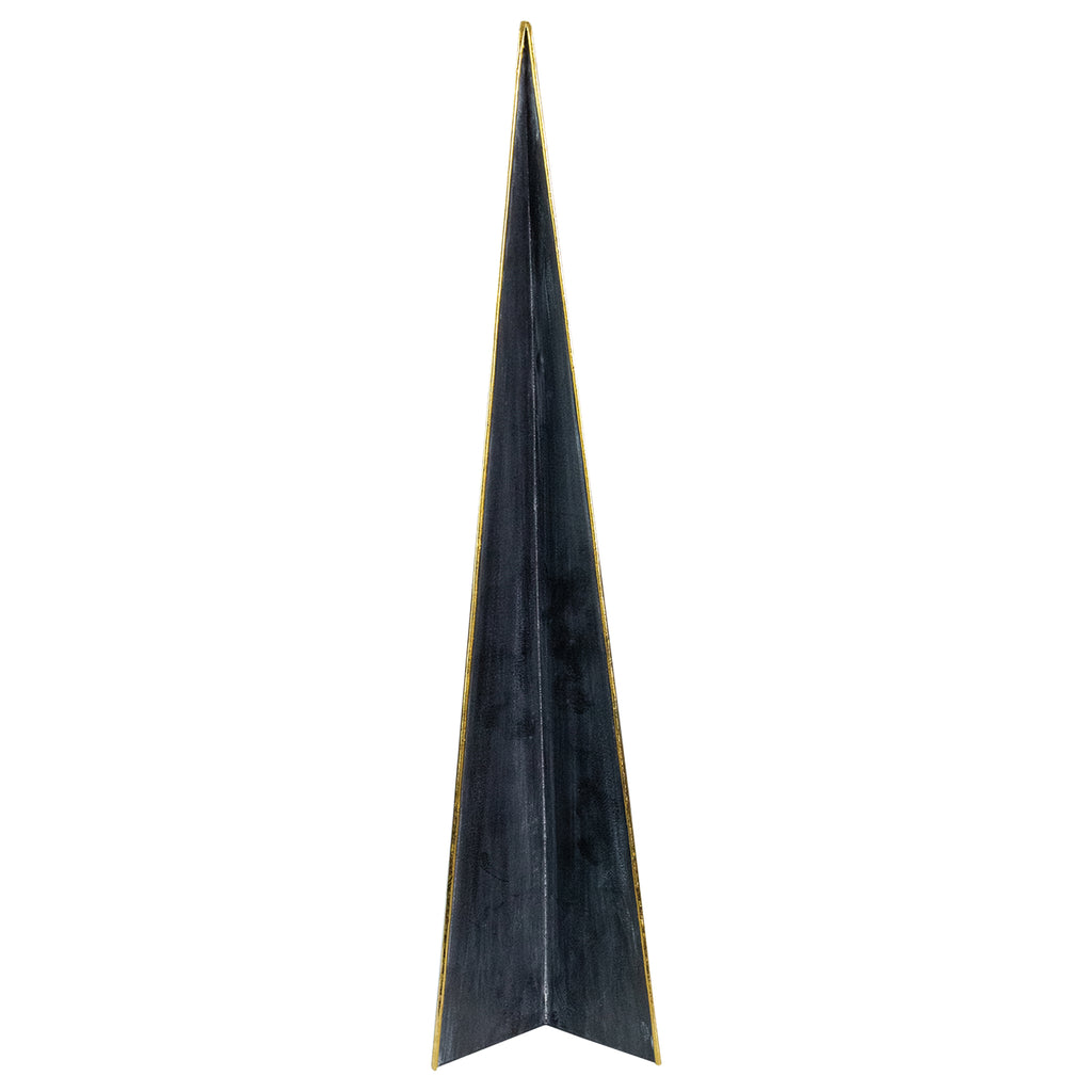 Northlight Triangular Christmas Tree Decoration - 15" - Blue and Gold