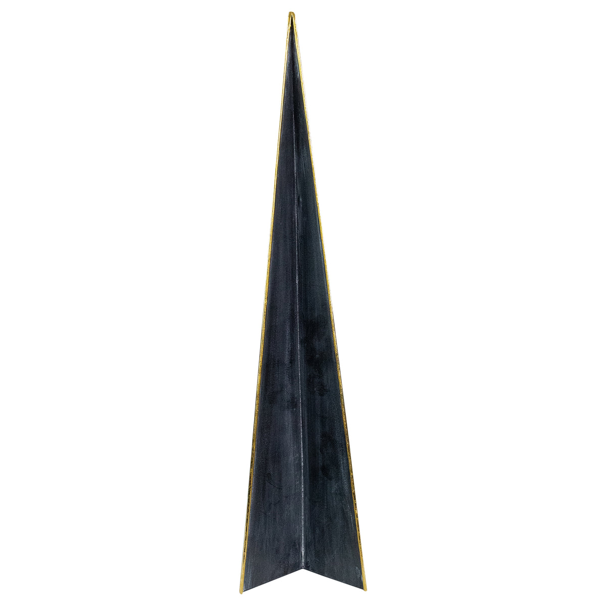 Northlight Triangular Christmas Tree Decoration - 15" - Blue and Gold