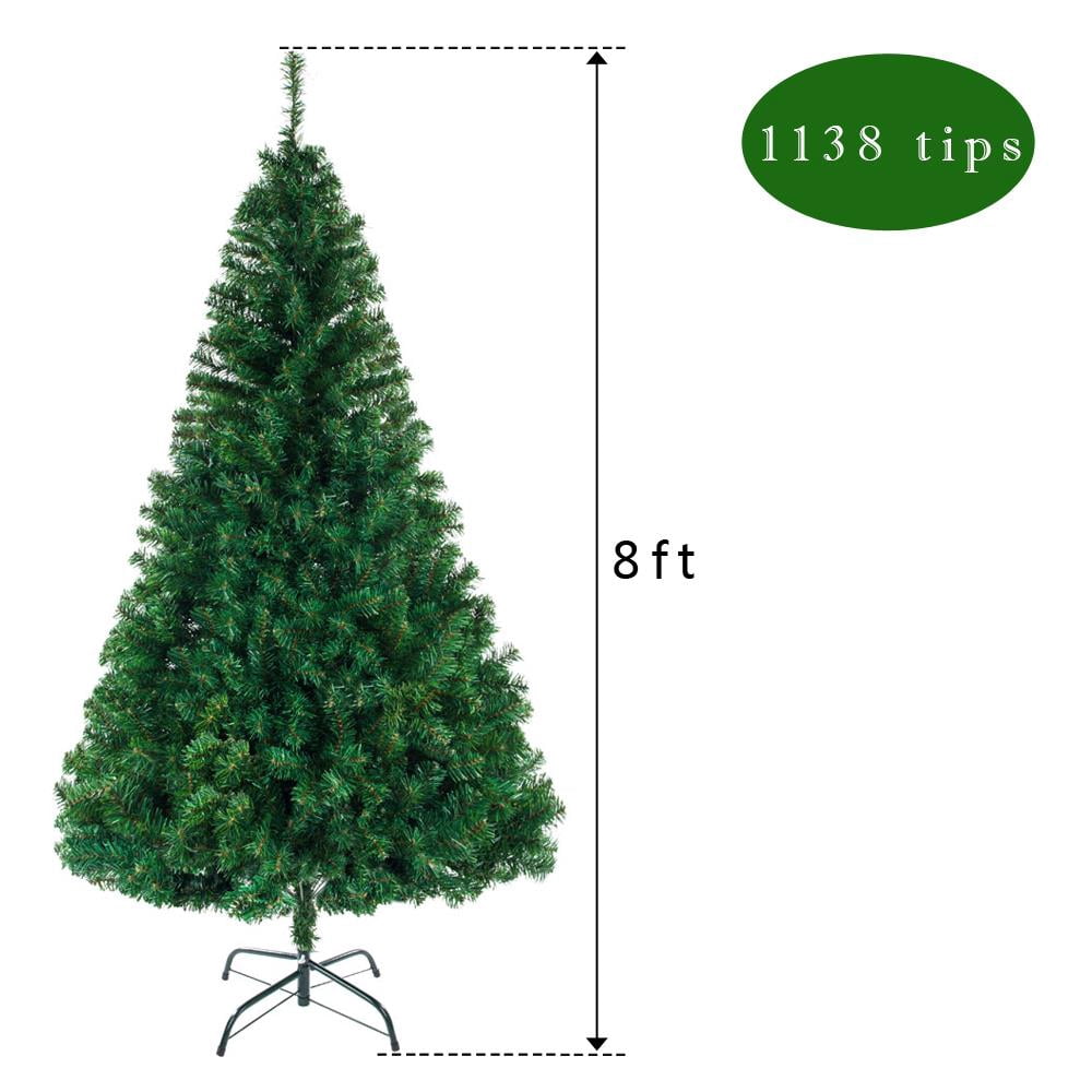 Ktaxon 7ft Artificial Full Christmas Tree with 1200 Tips, Holiday Xmas Tree for Home Party Decoration, Includes Stand