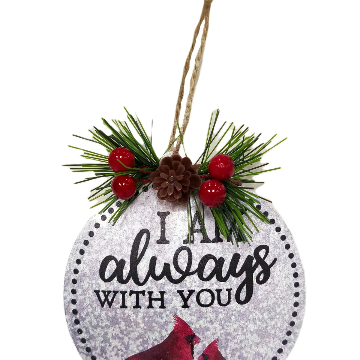 Multicolor I Am Always with You Christmas Ornament, 4", by Holiday Time