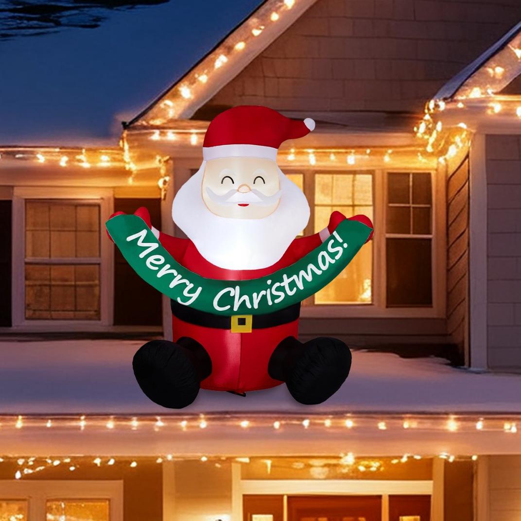 Tcbosik 12 FT Giant Christmas Inflatables Snowman Outdoor Yard Decorations, Blow up Snow Man with Black Hat, Built-in LED Light, Winter Outside Decor for Holiday Party Patio Garden Lawn