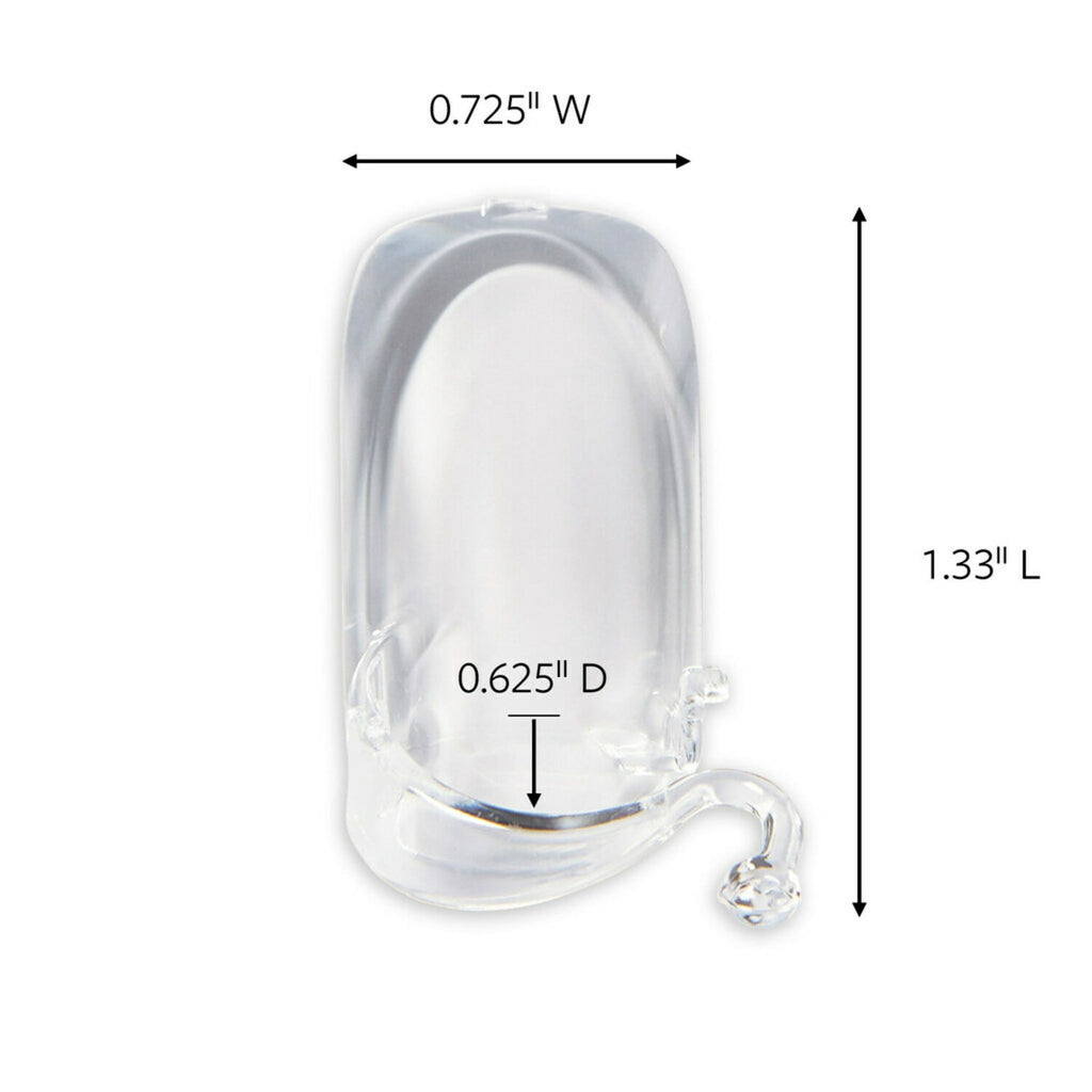 Command Outdoor Light Clips, Clear, Damage Free Decorating, 30 Clips and 32 Command Strips