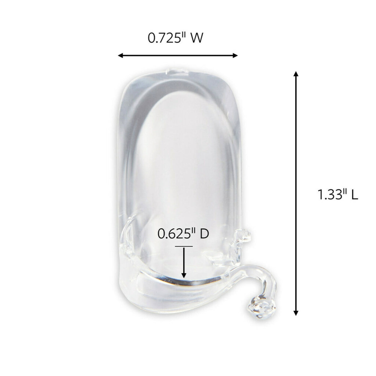 Command Outdoor Light Clips, Clear, Damage Free Decorating, 30 Clips and 32 Command Strips