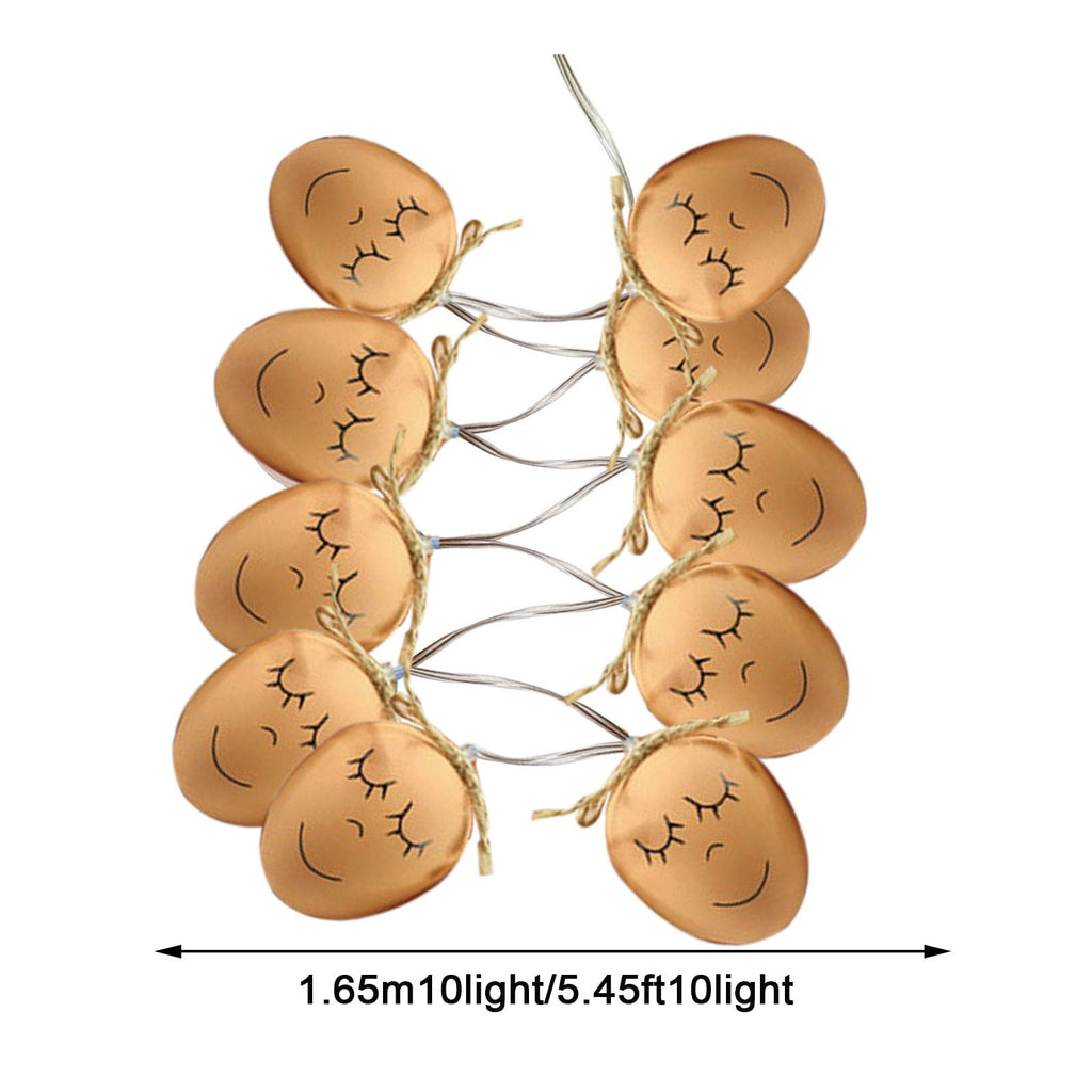 XGFHYJEH 1.65M 10LED Easter Lights for Easter Decorations, Battery Operated Easter String Lights for Easter Garland Spring Wreath Decor, Mini Lighted for Home Party Mantle Tree Decor