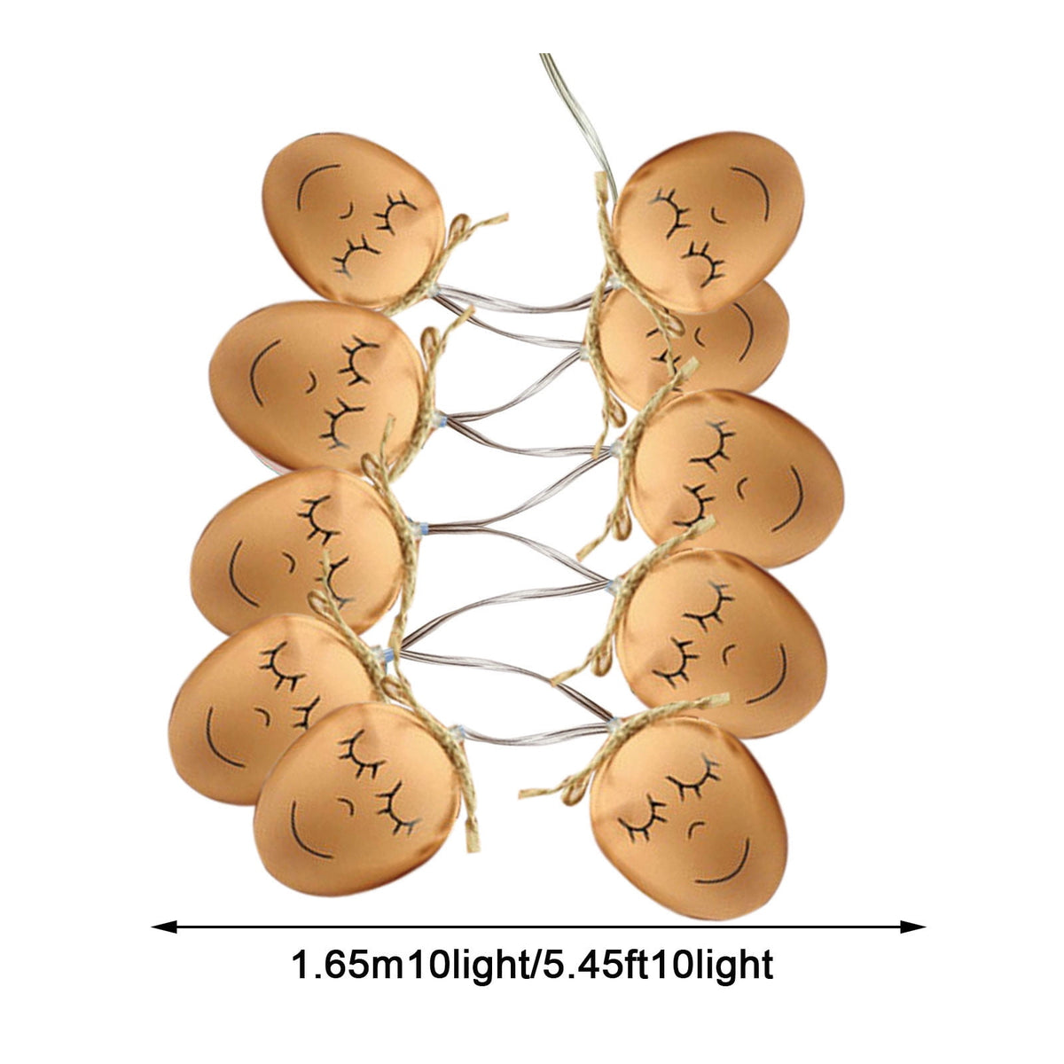 XGFHYJEH 1.65M 10LED Easter Lights for Easter Decorations, Battery Operated Easter String Lights for Easter Garland Spring Wreath Decor, Mini Lighted for Home Party Mantle Tree Decor
