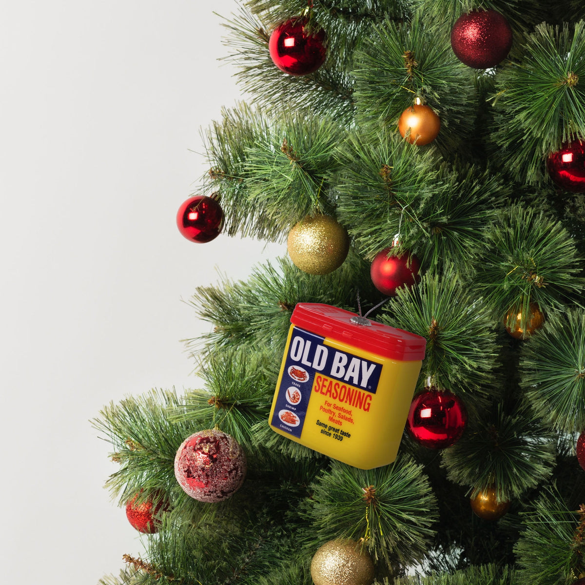 Old Bay Seasoning Christmas Tree Ornament
