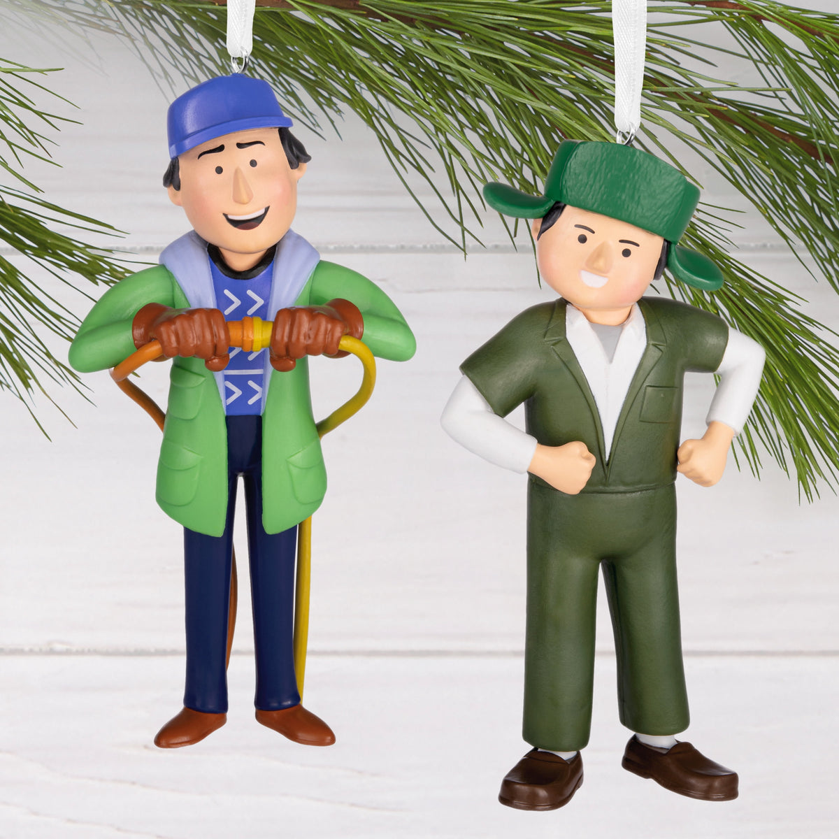 Hallmark Ornaments (Christmas Vacation Clark Eddie), Set of 2, 1 Count
